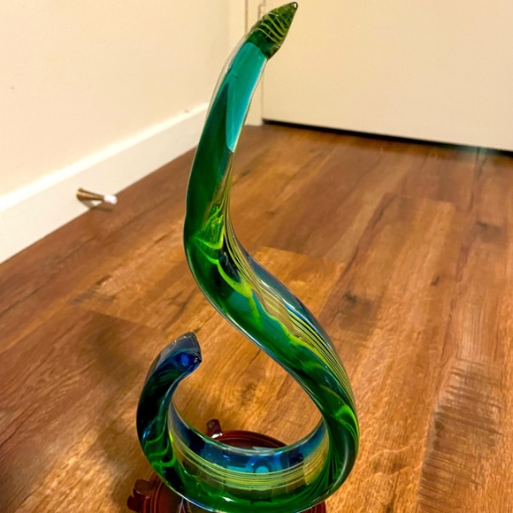Mid 20th Century Murano Ribbon Art Glass Sculpture - Picture 6 of 10